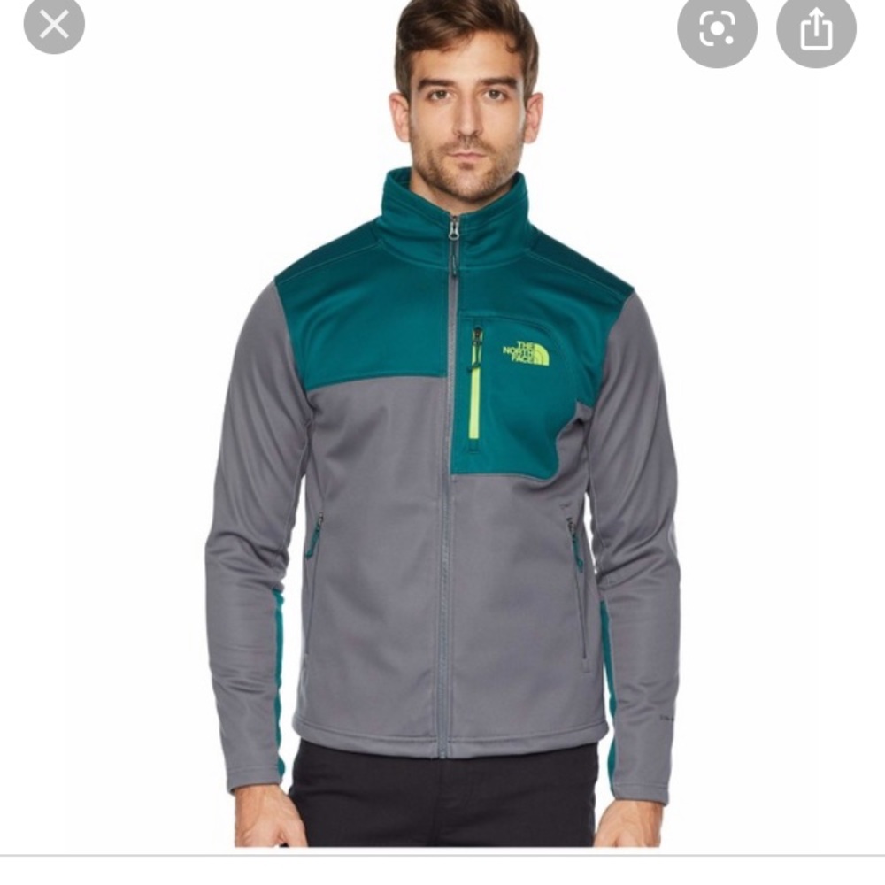 The north face apex risor bionic grey green men